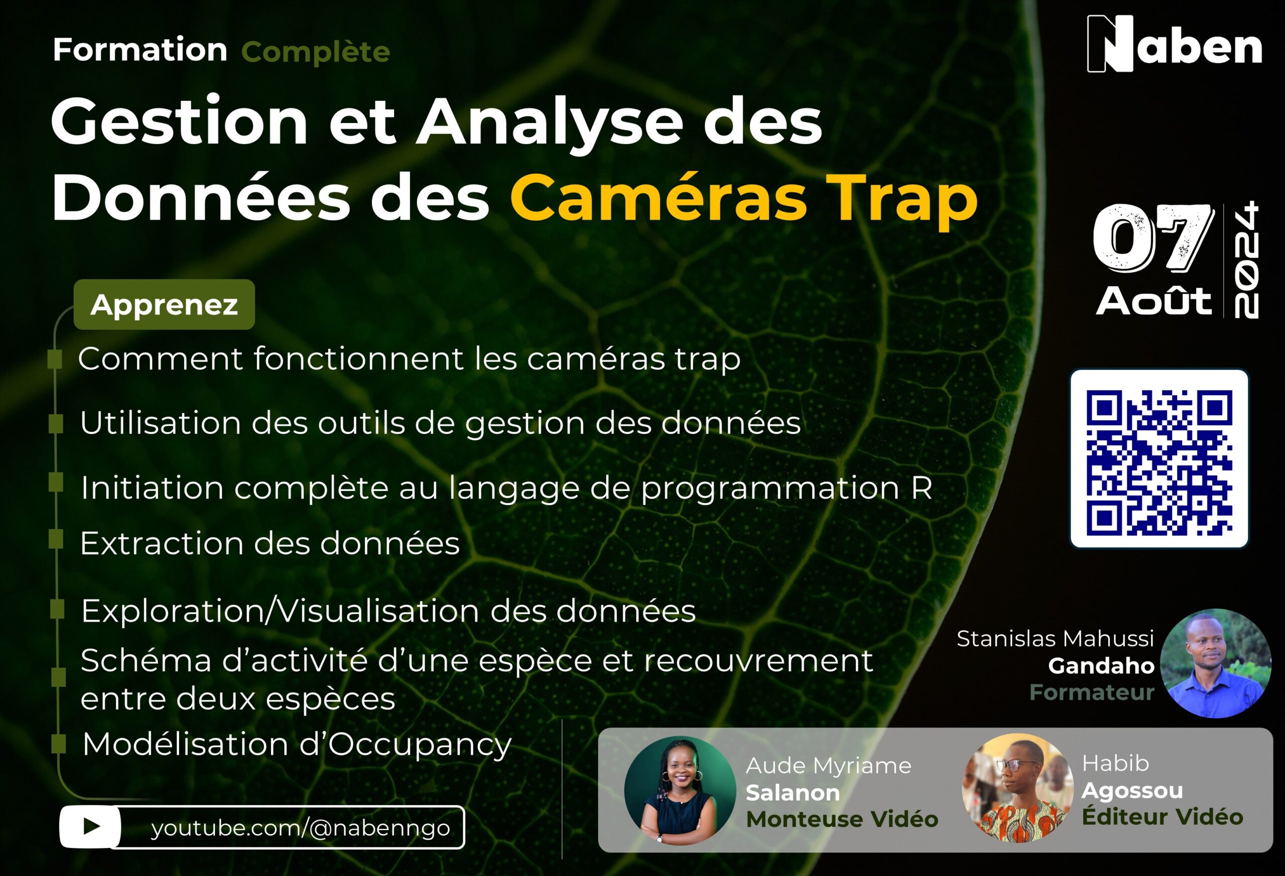 Gestion et analyse des données de caméras trap