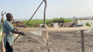 Chef Village Agonvè avec fillet de pêche